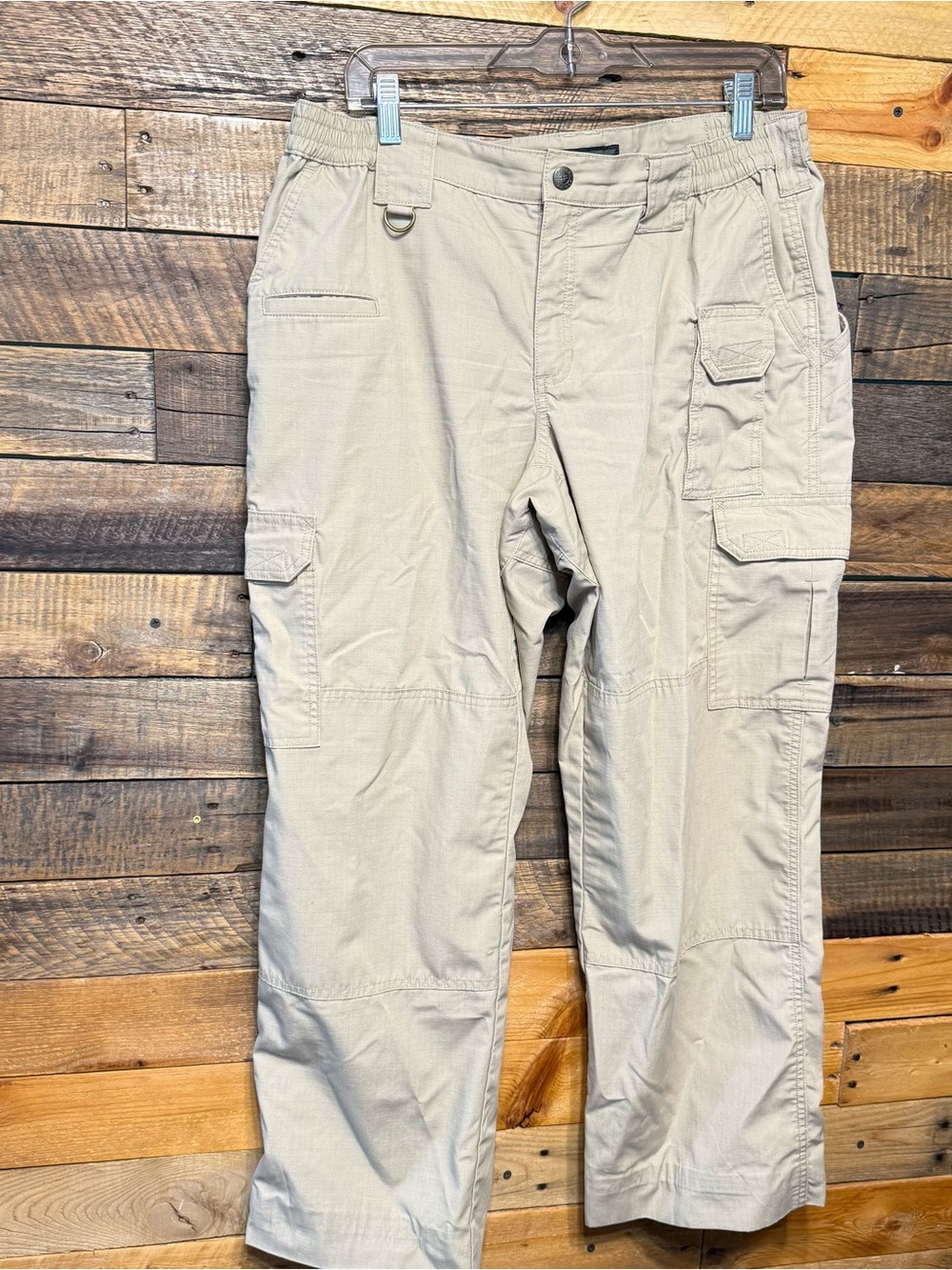 5.11 Tactical Womens Sz 16 Regular Beige Khaki Cargo Pants Ripstop Utility